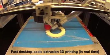 MIT研发新型桌面3D打印机 速度快十倍 几分钟打镜框