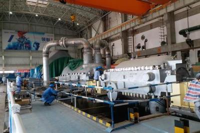 技术创新与市场拓展并进 准东北二电厂3号汽轮机顺利扣缸与新型汽轮机的研发销售